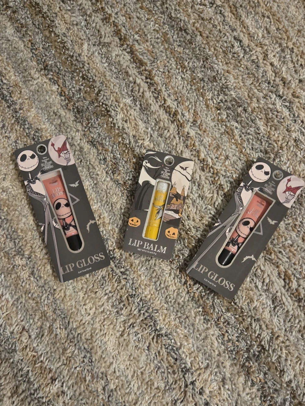 Colourpop Pink Lip Gloss Duo with Yellow Lip Balm - Themed Packaging